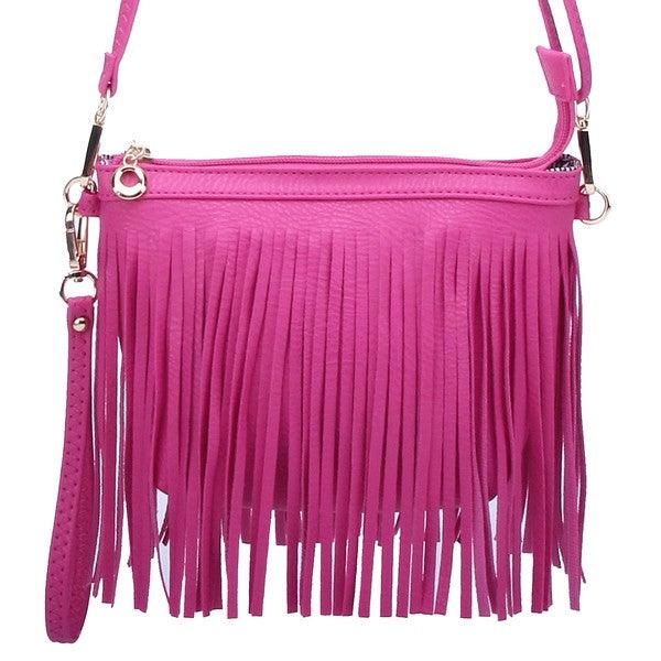 Leather Fringe Purse – Kickin K Boutique