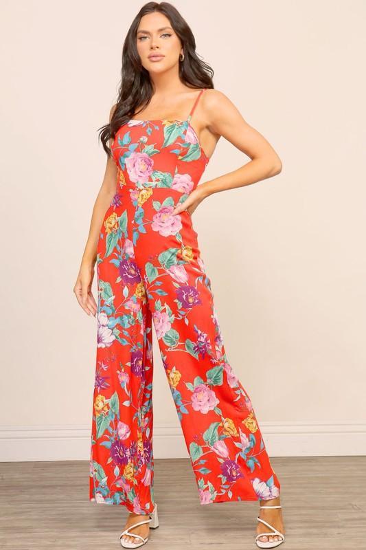 Kiki hot sale jumpsuit red